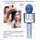 Kids Wireless Karaoke Microphone Portable 1pc 3