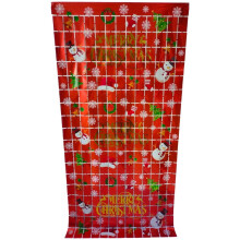 Christmas decoration curtain aluminum film 1x2m 2 pcs