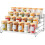Spice Rack Organizer Silver 4-Tier Expandable 1