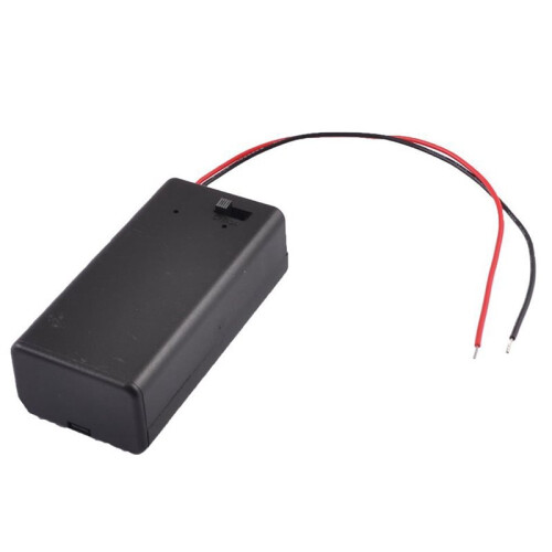 4X Black Plastic Storage Pair SBH-9V Batteries  Battery Holder Case Box 1