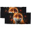 Fox Kitchen Valance Forest Fox Print Orange Maple Leaf 1