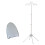 Handheld Clothes Steamer Hanger Gray Detachable Folding 2