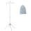 Handheld Clothes Steamer Hanger Gray Detachable Folding 4