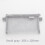 Nylon Mesh Pen Pouch Gray Clear Zipper 1