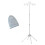 Handheld Clothes Steamer Hanger Gray Detachable Folding 5