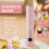 Electric Hot Water Kettle with Tea Filter Milk Pink 3