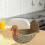Chick-shaped rattan basket handmade 1 piece 4