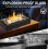 Tabletop Fire Pit Stainless Steel with Cobblestone 1pc 3