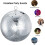 6-inch disco mirror ball silver hanging party decoration 6