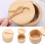 Bamboo Salt and Pepper Box with Spoon 1-Compartment 8