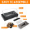 Tabletop Fire Pit Stainless Steel with Cobblestone 1pc 8