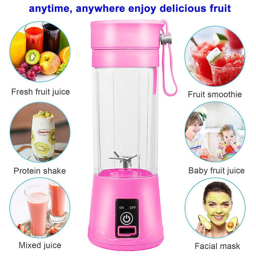Tinglu Electric Juicer Cup 380ml Portable Mini Blender 1