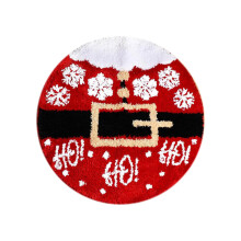 Jul Badrumsmattor Dekor Jul Godismatta Godis Badmatta 23,62x23,62 tum Absorberande Badkar Badrumsdörrmattor Halkfri Tvättbar Toalettmatta