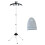 Handheld Clothes Steamer Hanger Black Detachable Folding 3