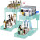 Under Sink Organizer Blue 2-Tier Sliding Shelf 2 Pack 1