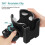 TITOUMI stroller cup holder with phone mount, black, 7