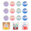 Rubber Bouncy Balls Sparkle Star Sky 25pcs 4