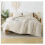 Queen Comforter Set Beige Boho Tufted 3-Piece 3