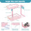 Under Sink Organizer Adjustable 2-Tier Pull-Out Drawers 2 4