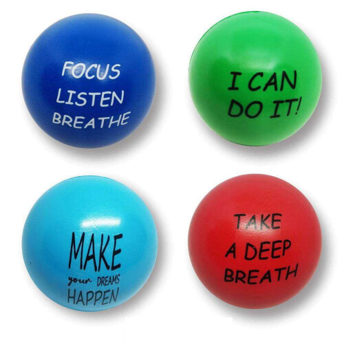 Stress Ball with Motivational Quotes 1 Pack
