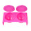 UDIYO Nail Dappen Dish with Lid Dual Compartment 2 pcs 1