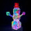 Christmas snowman ornament LED light-up USB powered 4