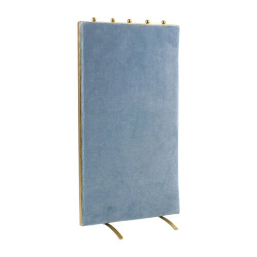Screen-Type Necklace Pendant Organizer Stand Light Blue