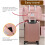Women's foldable travel tote bag with trolley sleeve and 5