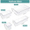 Plastic Drawer Organizer Set Black 25 pcs 8