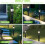 Outdoor Post Light Waterproof 3-Light Fixture with Clear 6