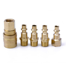 Brass Quick Coupler Fitting 1/4" NPT 5 pcs