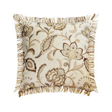 HomeCentric beige pillow covers set of 2, 12x12 in, linen
