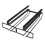 Glass Rack for Under Cabinet Storage Black 1 Pack 2