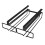 Glass Rack for Under Cabinet Storage Black 1 Pack 3