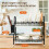 Two-Tier Kitchen Dish Drainer with Drip Tray 2