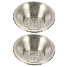 Stainless Steel Sauce Cups Household 2 pcs