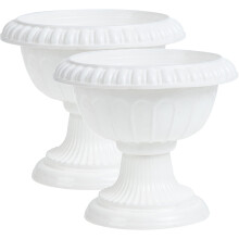 Roman Flower Pot Vintage Urn Planter 2 pcs