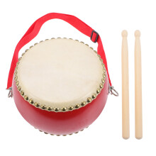 Cowhide Children's Education Drum Toy Set