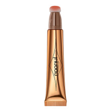 Blush Beauty Wand, matte, romige vloeibare blush met kussenapplicator, natuurlijke, zijdezachte, makkelijk te blenden stick voor wangen en lippen