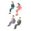 G Scale Model Train Passengers Seated Standing 25pcs 7