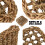 Hermit Crab Climbing Toy Natural Seagrass Net Mat 2-Pack 5