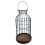 Cage Candle Lantern Farmhouse Pillar Holder 1 Pack 2