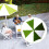 Beach Sun Umbrella Model 1:64 Scale White 6