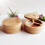 Bamboo Salt and Pepper Box with Built-in Spoon, 6