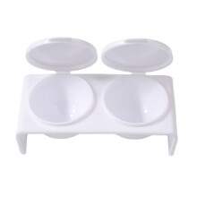 UDIYO nail dappen dish with lid dual compartment 2 pcs