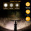Rechargeable bike light set with horn 2 pcs 4