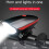 Rechargeable bike light set with horn 2 pcs 5