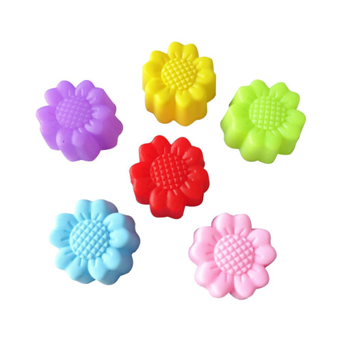 TEVEQ Plumeria silicone mold 3 cm