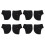Ankle Brace Black Elastic Support 8X 1