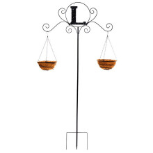 Monogram double planter stake L